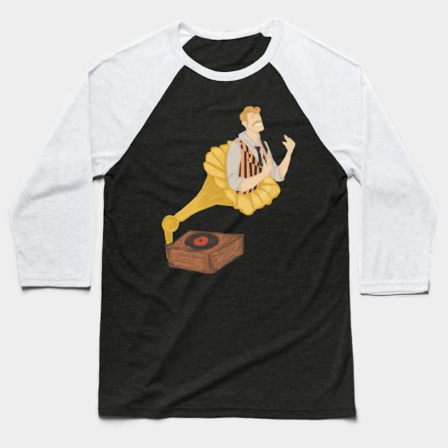 live from your living room Baseball T-Shirt by Newtegan